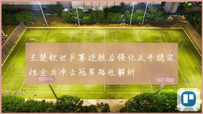 王楚钦世乒赛连胜后强化反手稳定性全力冲击冠军路径解析